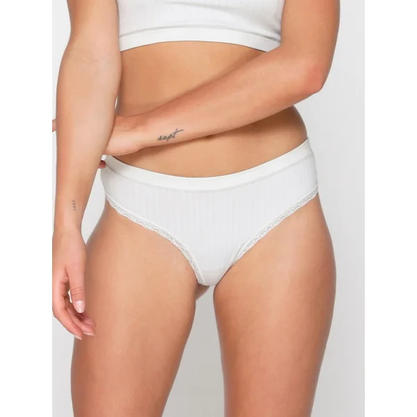 LingaDore Quotidien Cottonlook gris culotte string