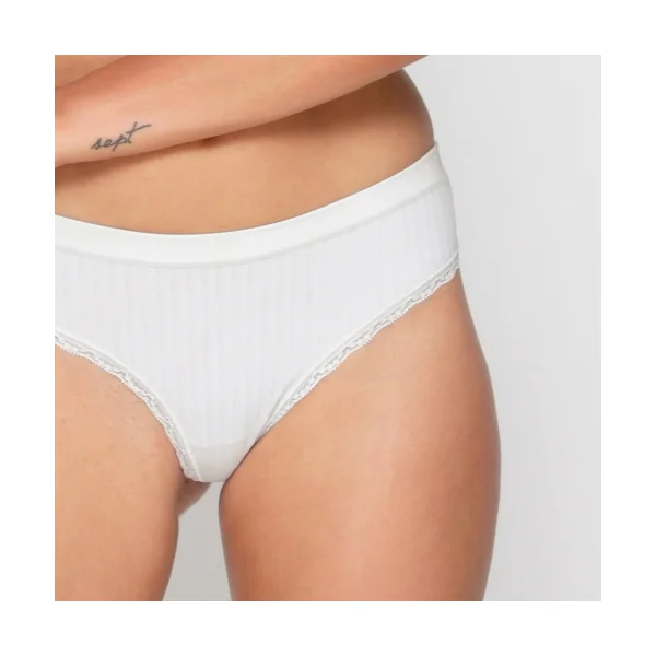 LingaDore Quotidien Cottonlook gris culotte string