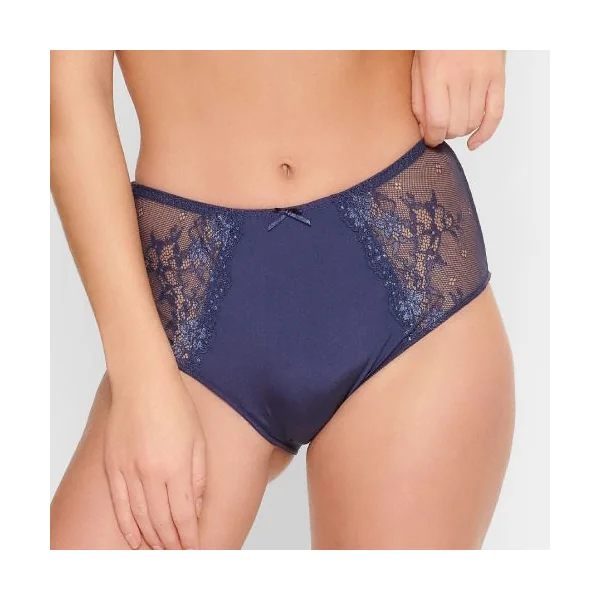 LingaDore Quotidien Maxi Slip bleu marine haut slip