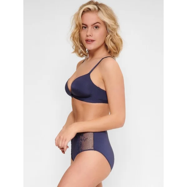 LingaDore Quotidien Maxi Slip bleu marine haut slip