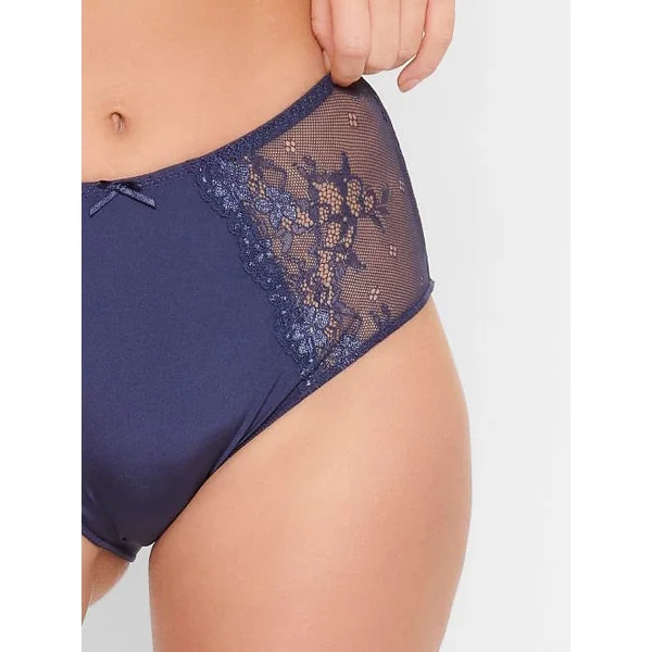 LingaDore Quotidien Maxi Slip bleu marine haut slip