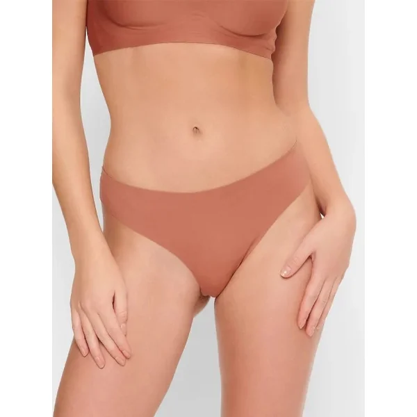 LingaDore Quotidien Soft Sensation cuir brun culotte string