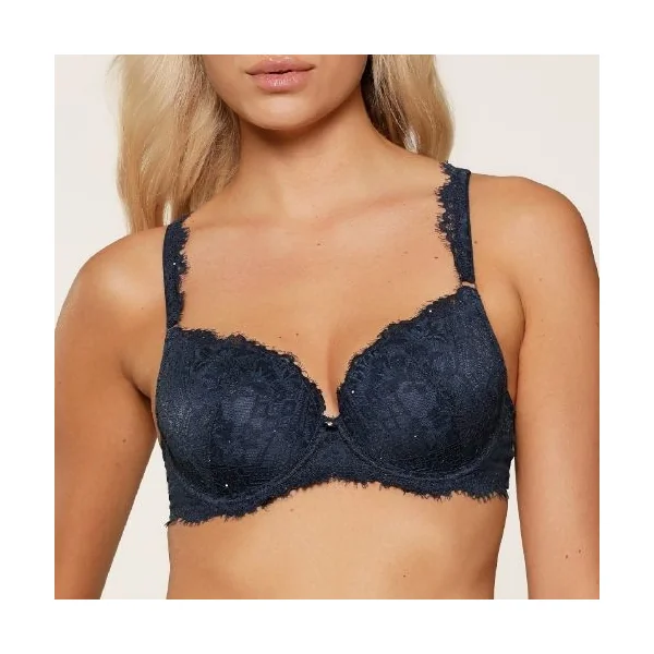 LingaDore Sparkling Blue bleu marine soutien-gorge rembourré
