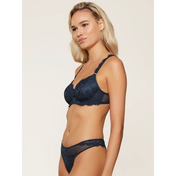 LingaDore Sparkling Blue bleu marine soutien-gorge rembourré