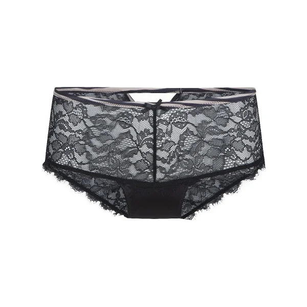 LingaDore Striped Zebra noir/print shortie