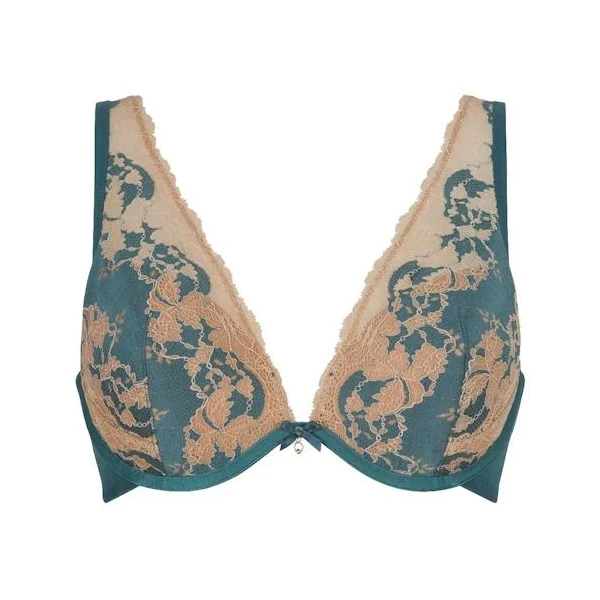 LingaDore Turquoise & Sand turquoise/print soutien-gorge rembourré