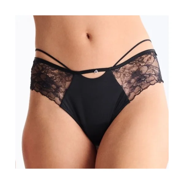 Lisca Destiny noir slip brésilien