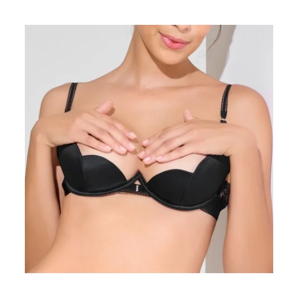 Lisca Eminence noir soutien-gorge rembourré