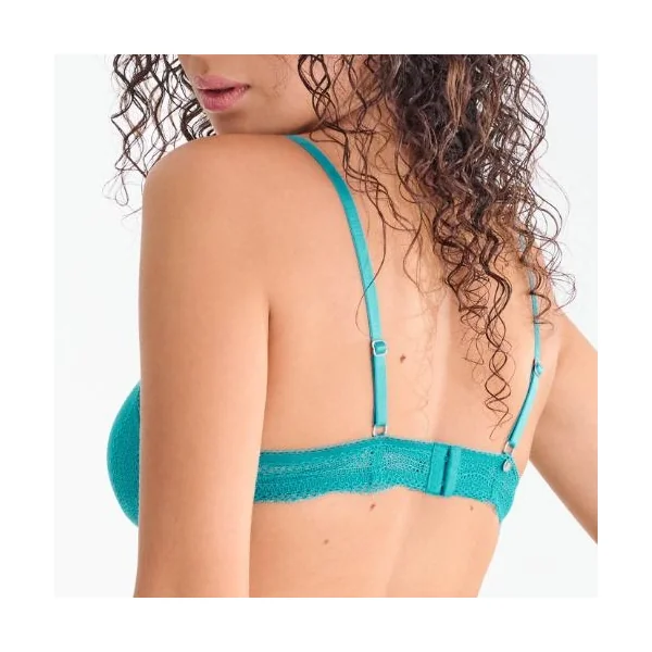 Lisca Fresh bleu soutien-gorge sans armatures en dentelle