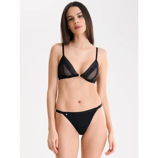 Lisca Fusion noir culotte string