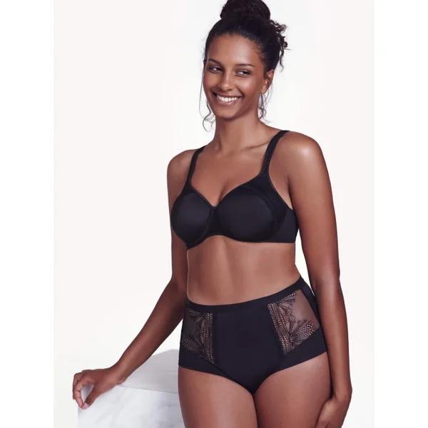 Lisca Gina noir soutien-gorge sans armatures en dentelle