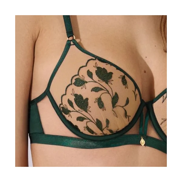 Lisca Gloriosa forest green soutien-gorge rembourré
