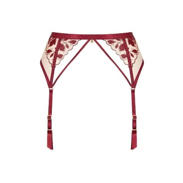 Lisca Gloriosa rouge jarretelles garter belt