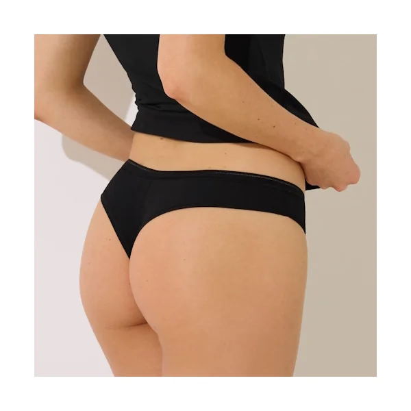 Lisca Happyday noir slip brésilien