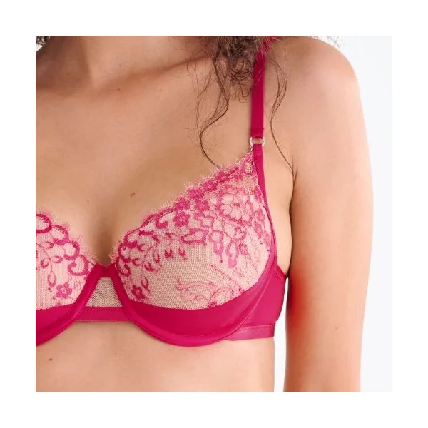 Lisca Highlight raspberry soutien-gorge rembourré