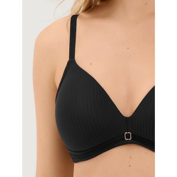 Lisca Laura noir soutien-gorge sans armatures en dentelle
