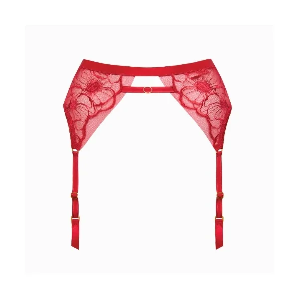 Lisca Miracle rouge jarretelles garter belt