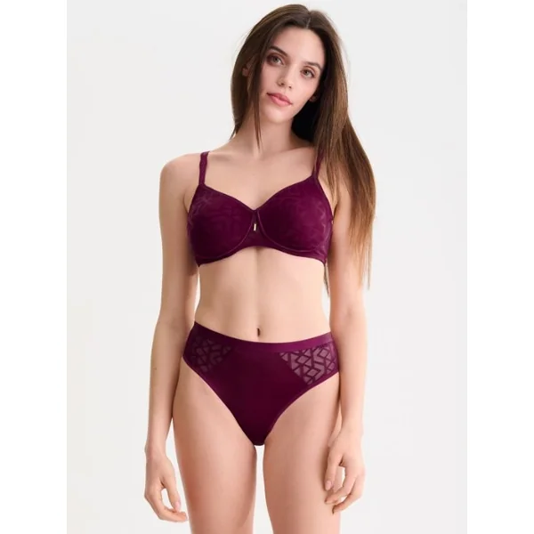 Lisca Opal magenta soutien-gorge sans armatures en dentelle