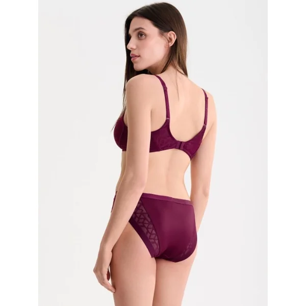 Lisca Opal magenta soutien-gorge sans armatures en dentelle