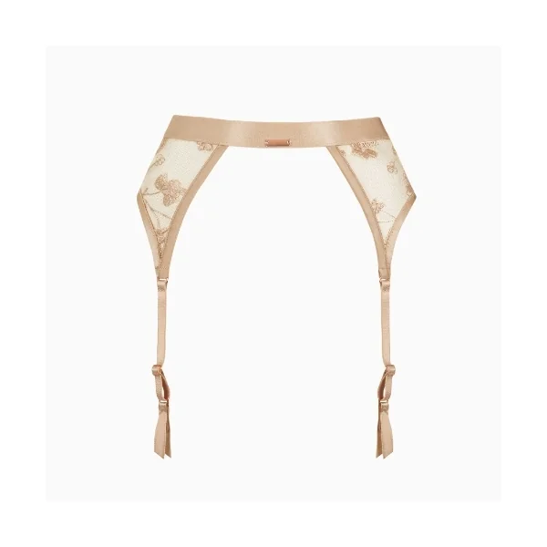 Lisca Passion rose with gold jarretelles garter belt