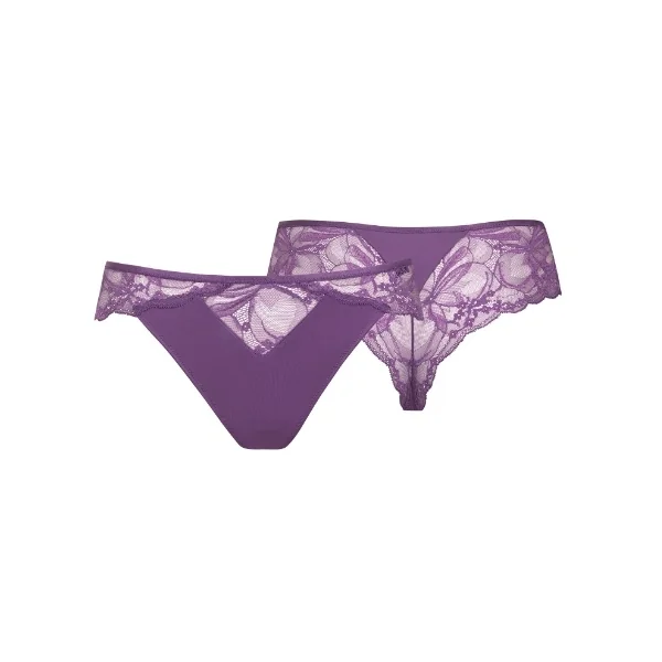 Lisca Patricia violet slip brésilien