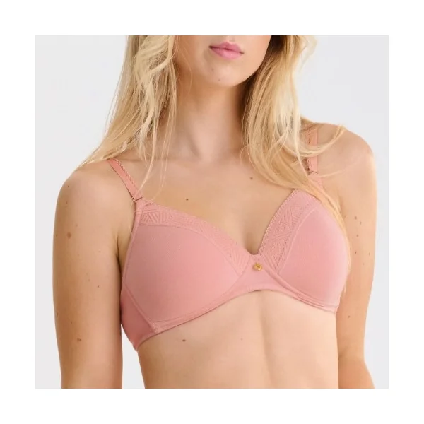 Lisca Ria rose soutien-gorge sans armatures en dentelle