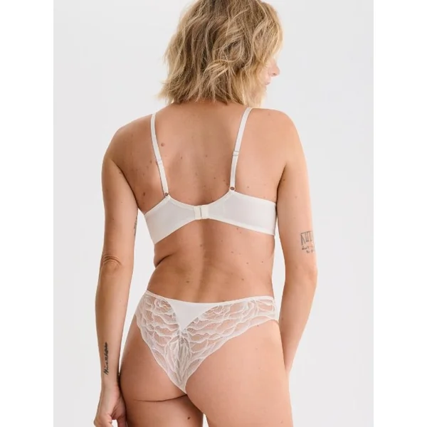 Lisca River crème soutien-gorge sans armatures en dentelle