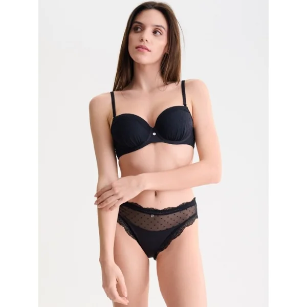 Lisca Ronia noir slip