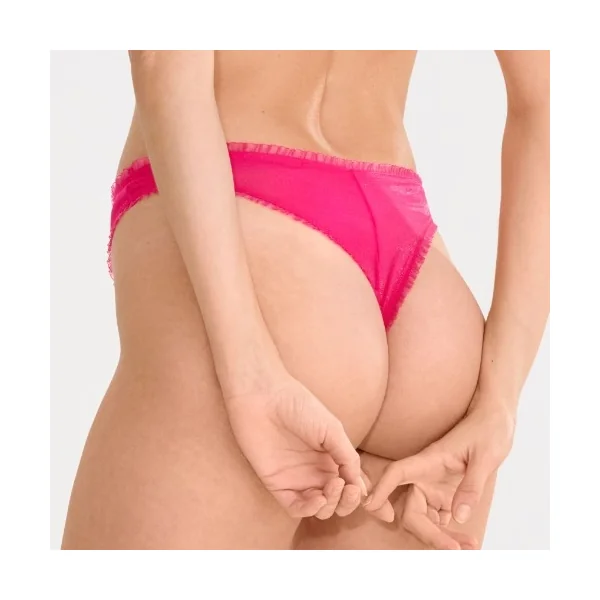 Lisca Shiny Star rose culotte string