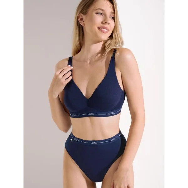 Lisca Sunflower bleu marine culotte string