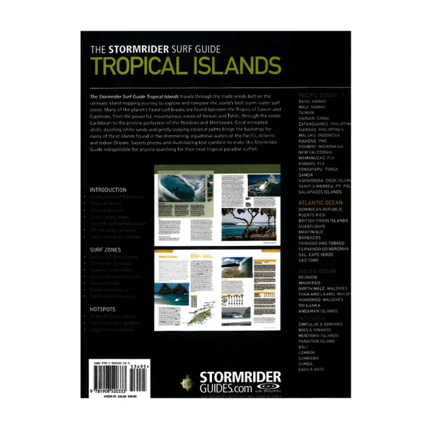 LIVRE STORMRIDER GUIDE ILES TROPICALES
