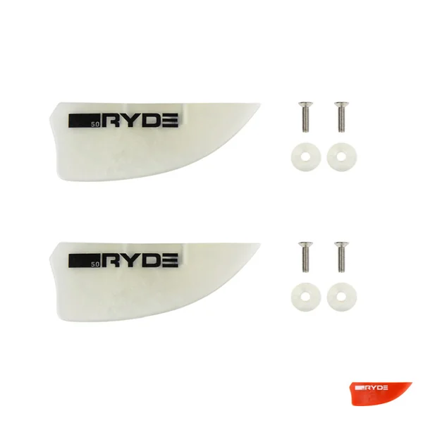 LOT DE 2 AILERONS DE TWINTIP UNIVERSEL RYDE 5CM
