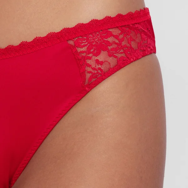 Lot de 2 culottes rouge/noir Dorina