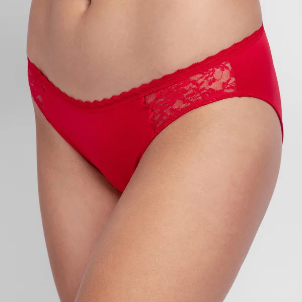 Lot de 2 culottes rouge/noir Dorina