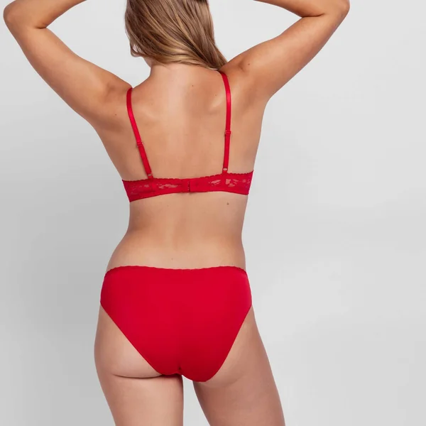 Lot de 2 culottes rouge/noir Dorina