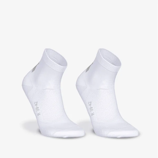 Lot de 2 paires de chaussettes de running run500 fines mid