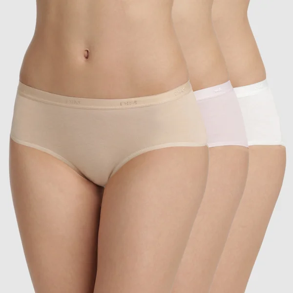 Lot de 3 boxers beige