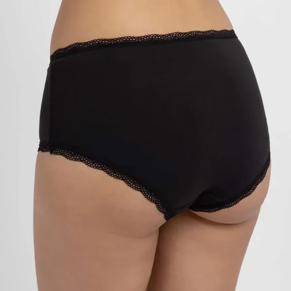 Lot de 3 culottes coton noires Dorina