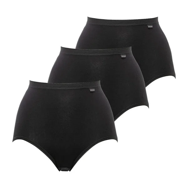 Lot de 3 culottes taille haute coton bio