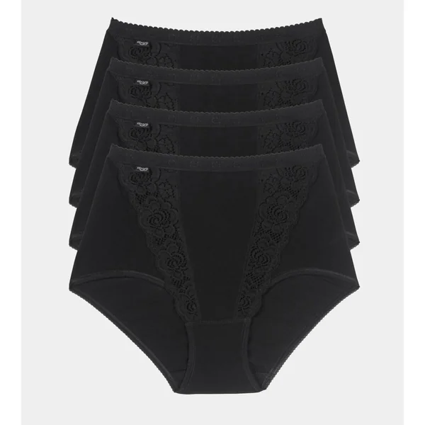 Lot de 4 culottes hautes