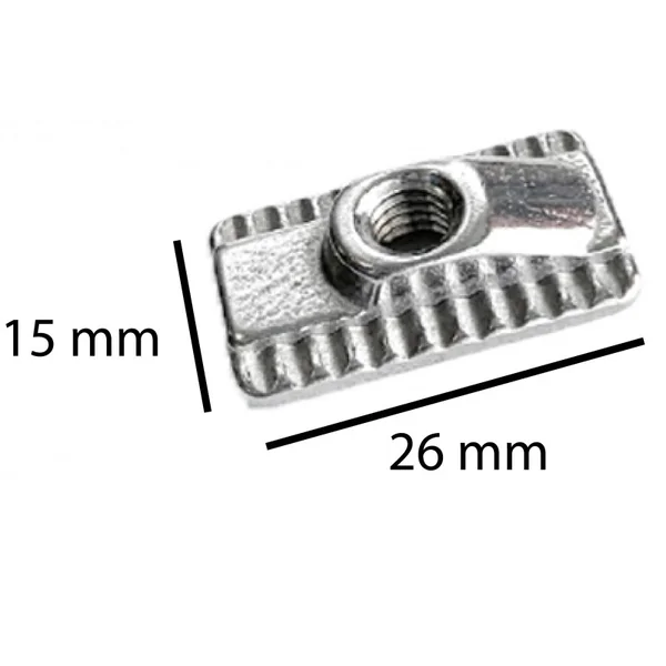 LOT DE 4 TRACK NUTS POUR FOIL - M6