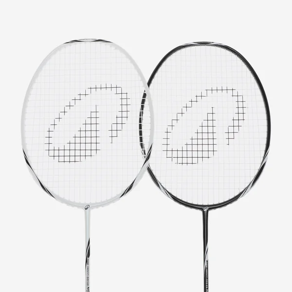 Lot de Raquette de Badminton Adulte BR Sensation 500 - Noir/Blanc