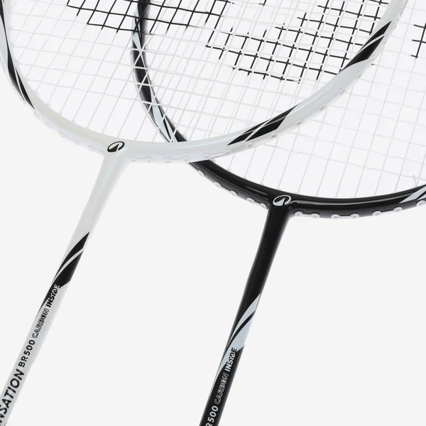 Lot de Raquette de Badminton Adulte BR Sensation 500 - Noir/Blanc