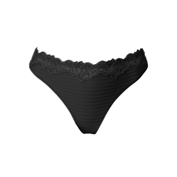 Louisa Bracq Elise noir culotte string