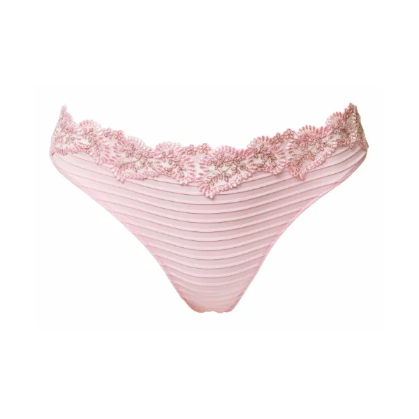 Louisa Bracq Elise saumon rose culotte string