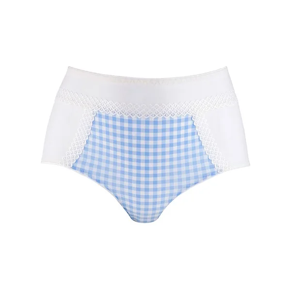 Louisa Bracq So Vichy bleu/blanc set