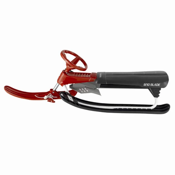 Luge Snowblade noir / rouge enfant biplace avec frein