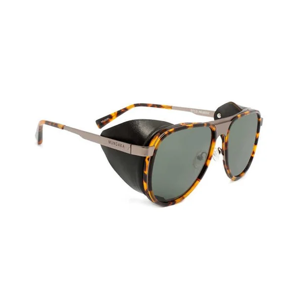 Lunettes de soleil MUNDAKA Wild Mate Mid Gun & Brown tort with Black Shells