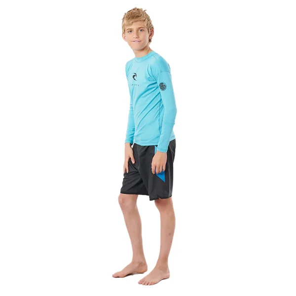 LYCRA Enfant RIP CURL CORP Manches Longues BLUE