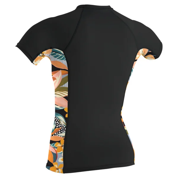 LYCRA FEMME O'NEILL SIDE PRINT MANCHES COURTES DEMIFLOR